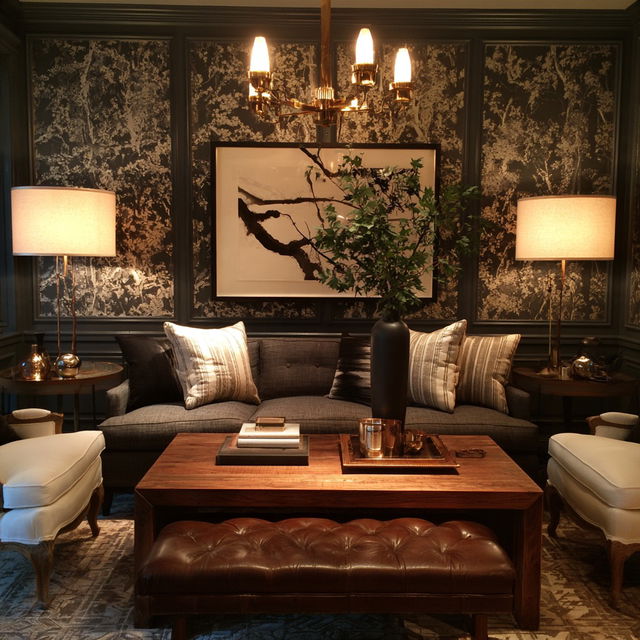 Thom Filicia style, Midjourney V8.2, render 2 of 4