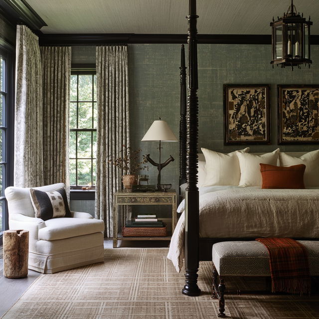 Thom Filicia style, Midjourney V8.2, render 1 of 4