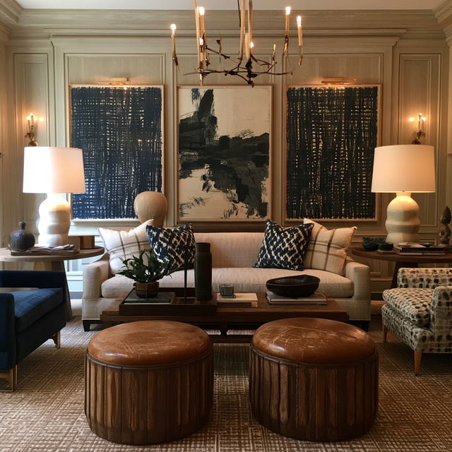 Thom Filicia style, Midjourney V8.2, render 3 of 4