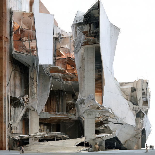 Thom Mayne style, Midjourney V8.2, render 3 of 4