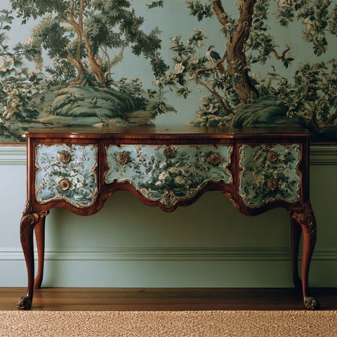 Thomas Chippendale style (Designers), Midjourney V8.2