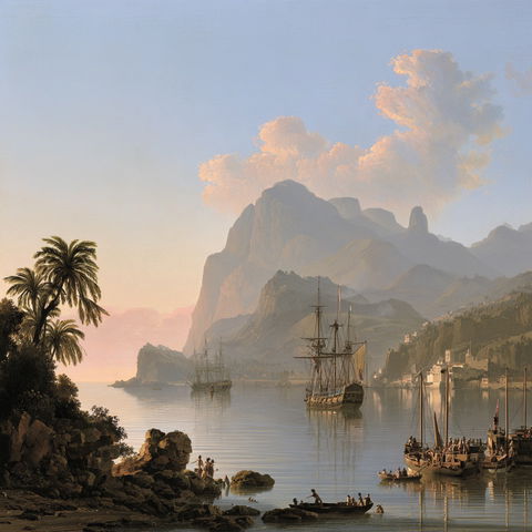 Thomas Daniell style (Painters), Midjourney V8.2