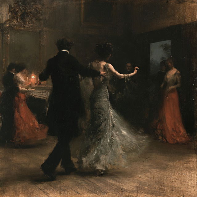 Thomas Dewing style, Midjourney V8.2, render 4 of 4