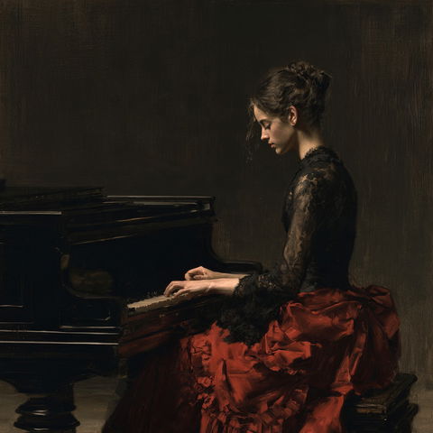 Thomas Eakins style (Painters), Midjourney V8.2