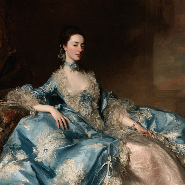 Thomas Gainsborough style, Midjourney V8.2, render 3 of 4