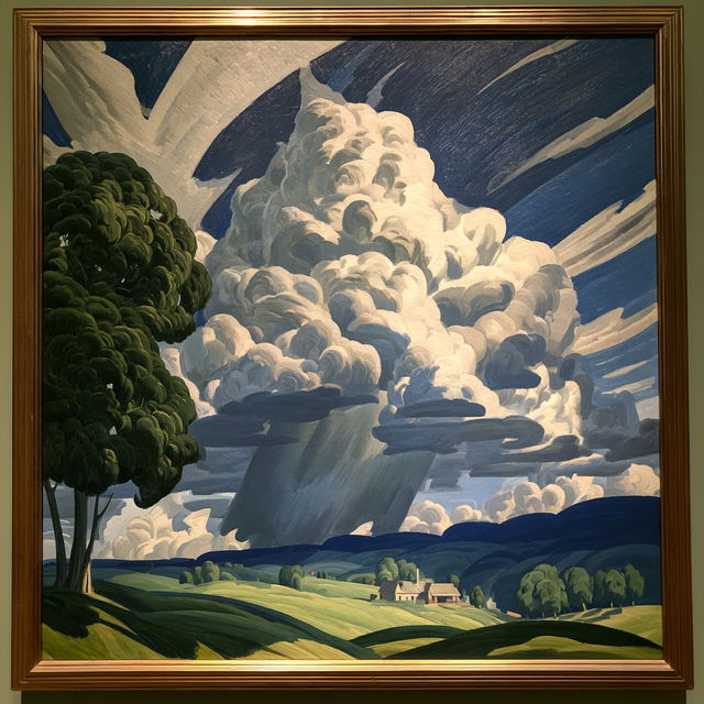 Thomas Hart Benton style, Midjourney V8.2, render 2 of 4