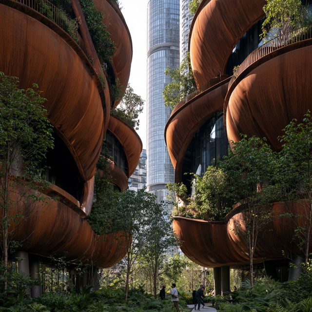 Thomas Heatherwick style, Midjourney V8.2, render 1 of 4