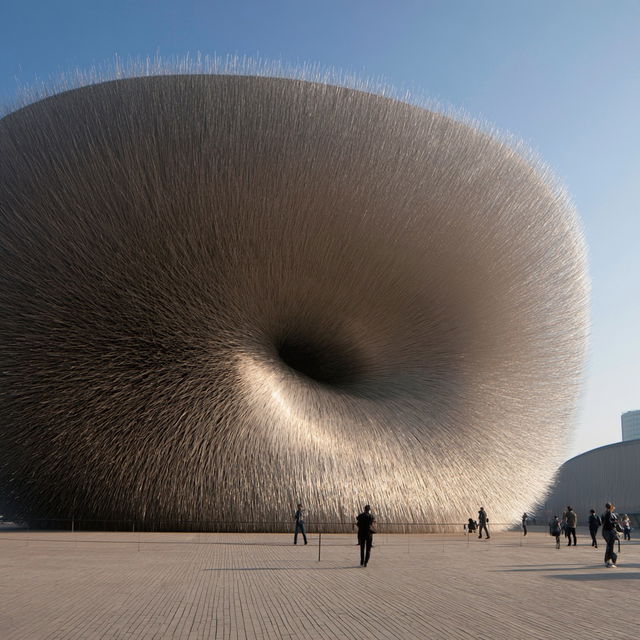 Thomas Heatherwick style, Midjourney V8.2, render 4 of 4