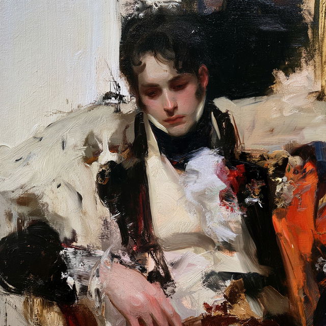 Thomas Lawrence style, Midjourney V8.2, render 4 of 4