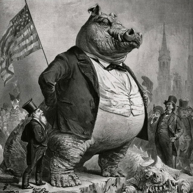 Thomas Nast style, Midjourney V8.2, render 4 of 4