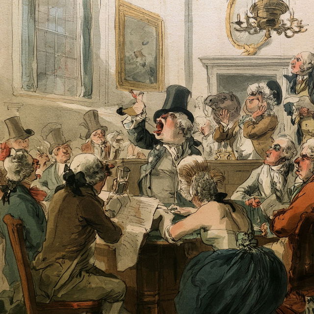 Thomas Rowlandson style, Midjourney V8.2, render 2 of 4