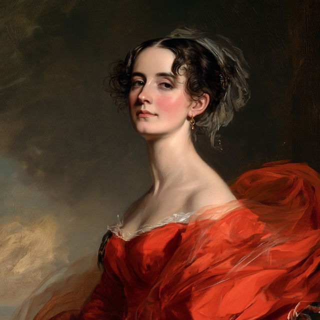 Thomas Sully style, Midjourney V8.2, render 2 of 4