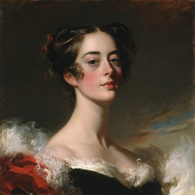 Thomas Sully style, Midjourney V8.2, render 1 of 4