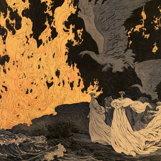 Thomas Theodor Heine style, Midjourney V8.2, render 4 of 4