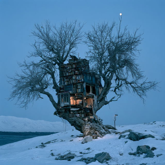 Thomas Wrede style, Midjourney V8.2, render 3 of 4