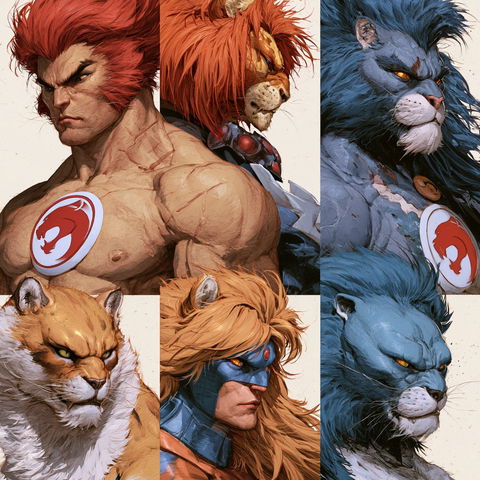 ThunderCats style (Titles), Midjourney V8.2