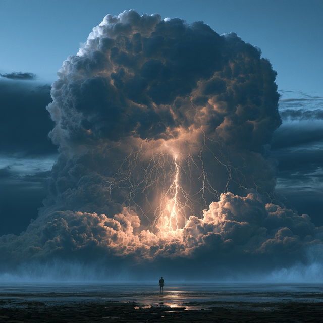 Thunderstorm style, Midjourney V8.2, render 4 of 4