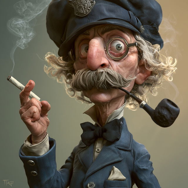 Tiago Hoisel style, Midjourney V8.2, render 3 of 4