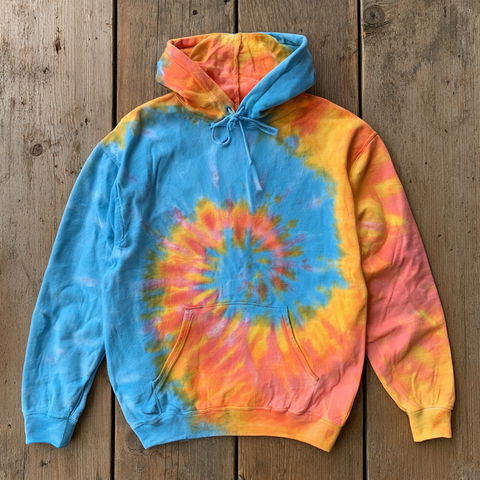 Tie-dye style (Techniques), Midjourney V8.2