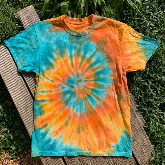 Tie-dye style, Midjourney V8.2, render 3 of 4