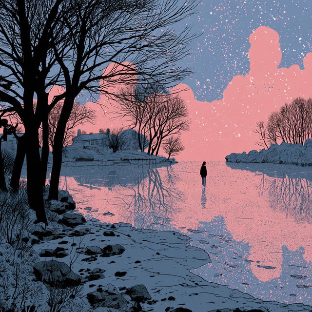 Tillie Walden style, Midjourney V8.2, render 2 of 4