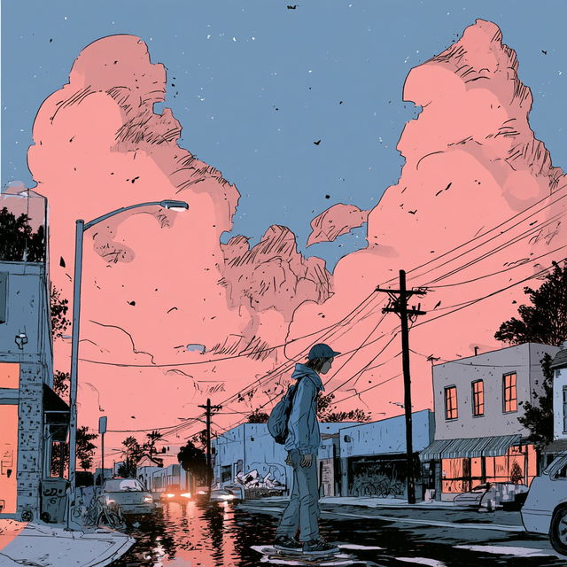 Tillie Walden style, Midjourney V8.2, render 4 of 4