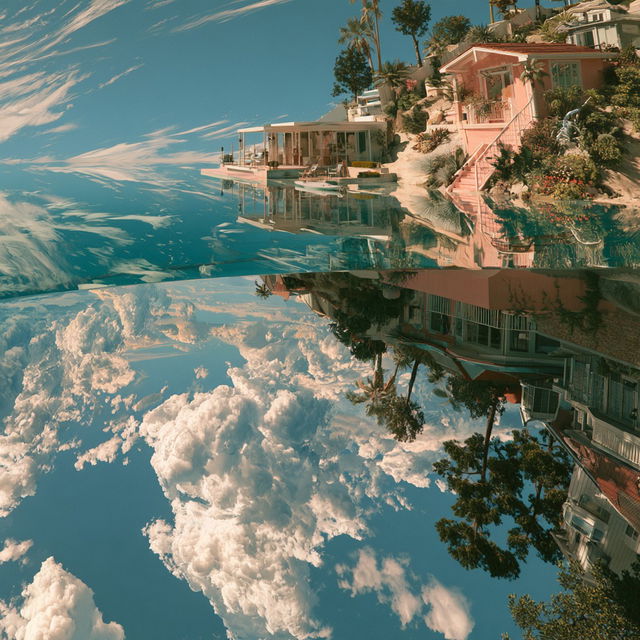 Tilted view style, Midjourney V8.2, render 2 of 4