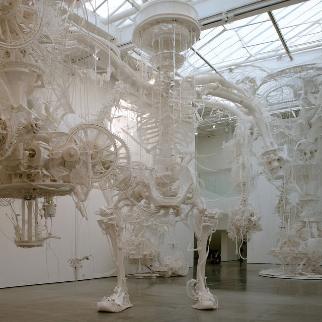 Tim Hawkinson style, Midjourney V8.2, render 1 of 4