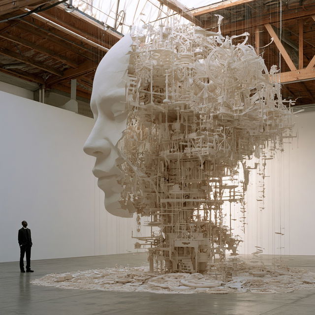 Tim Hawkinson style, Midjourney V8.2, render 3 of 4