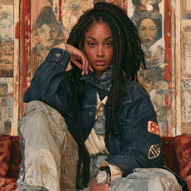 Tim Okamura style, Midjourney V8.2, render 3 of 4