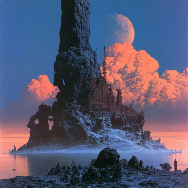 Tim White style, Midjourney V8.2, render 2 of 4