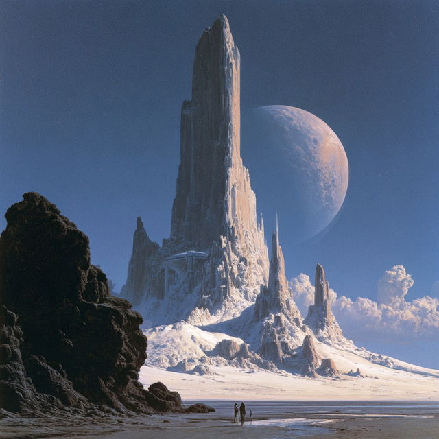 Tim White style, Midjourney V8.2, render 4 of 4