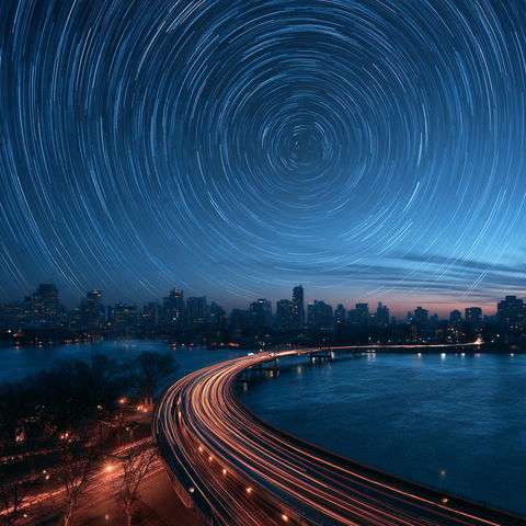Time-lapse photography style (Techniques), Midjourney V8.2