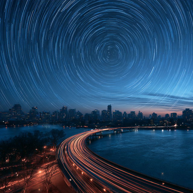 Time-lapse photography style, Midjourney V8.2, render 1 of 4