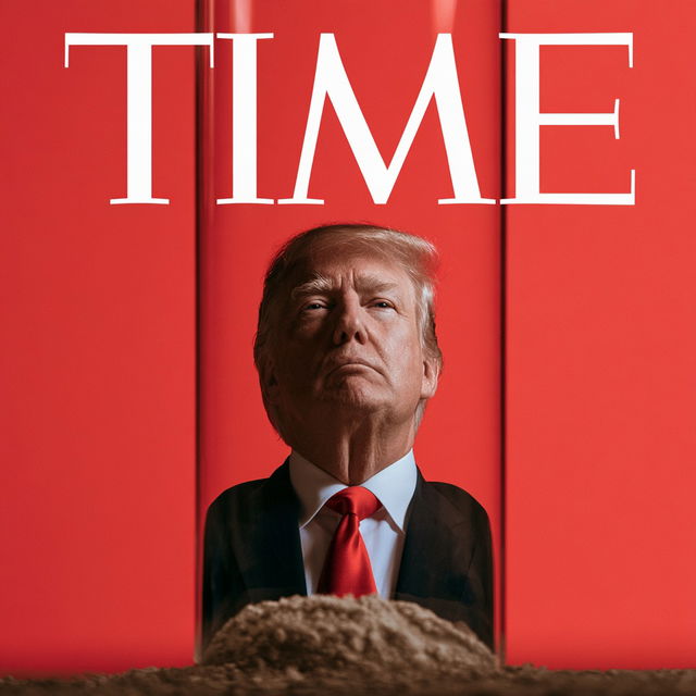 Time magazine style, Midjourney V8.2, render 2 of 4