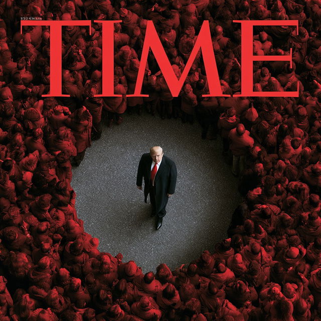 Time magazine style, Midjourney V8.2, render 3 of 4