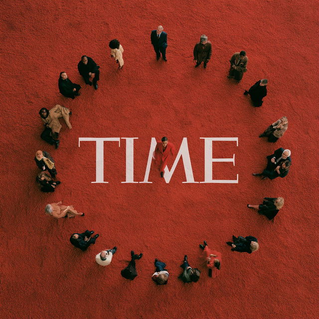 Time magazine style, Midjourney V8.2, render 4 of 4