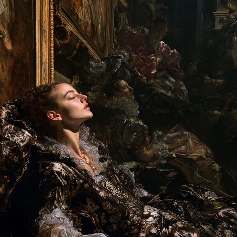 Tintoretto style (Painters), Midjourney V8.2