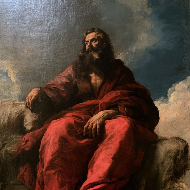 Titian style, Midjourney V8.2, render 1 of 4