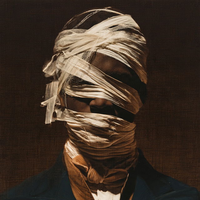 Titus Kaphar style, Midjourney V8.2, render 3 of 4