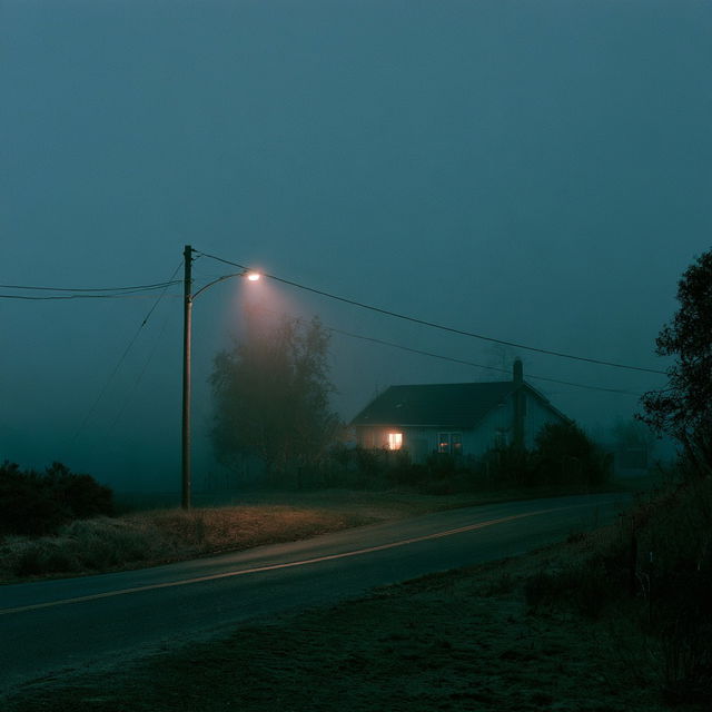 Todd Hido style, Midjourney V8.2, render 2 of 4