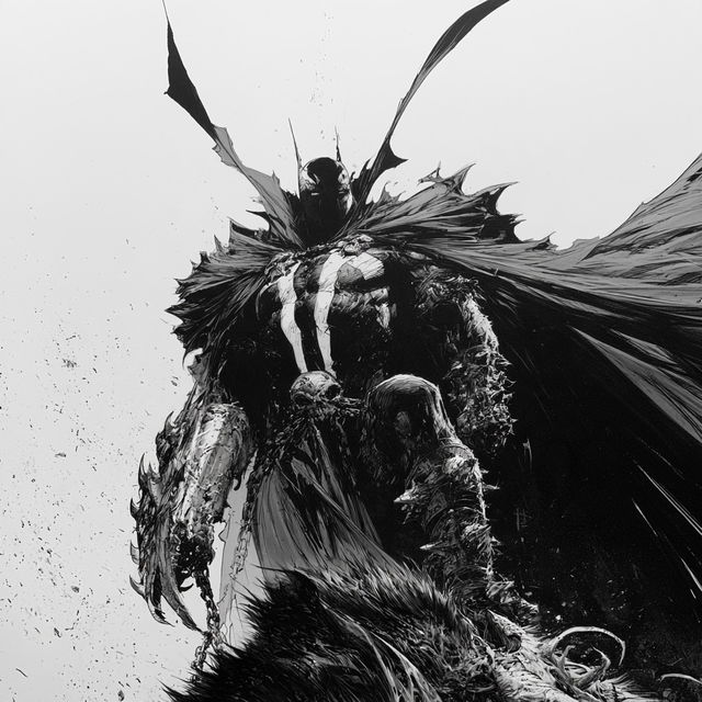Todd McFarlane style, Midjourney V8.2, render 4 of 4