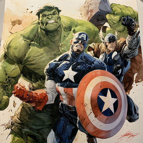 Todd Nauck style (Illustrators), Midjourney V8.2