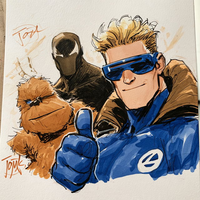 Todd Nauck style, Midjourney V8.2, render 4 of 4