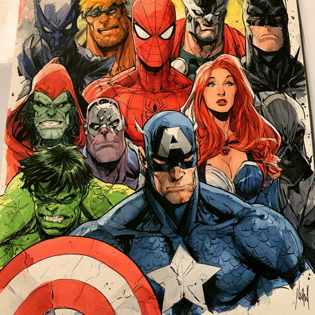 Todd Nauck style, Midjourney V8.2, render 3 of 4
