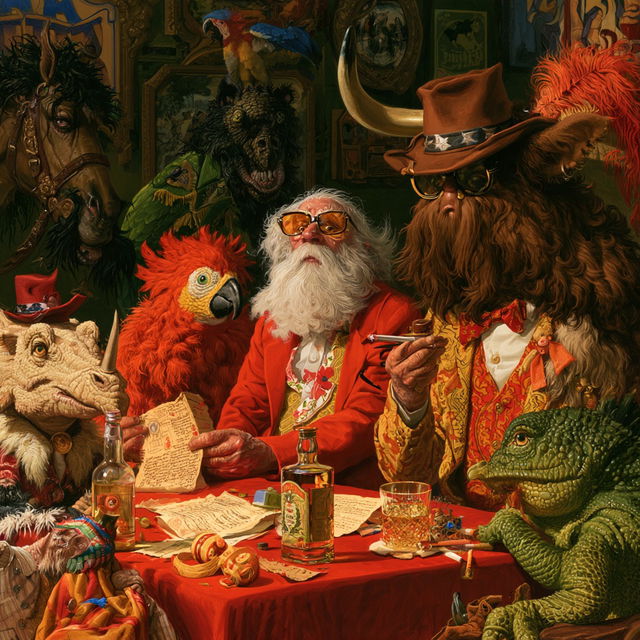 Todd Schorr style, Midjourney V8.2, render 2 of 4