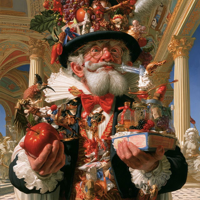Todd Schorr style, Midjourney V8.2, render 1 of 4