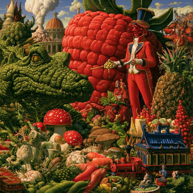 Todd Schorr style, Midjourney V8.2, render 4 of 4