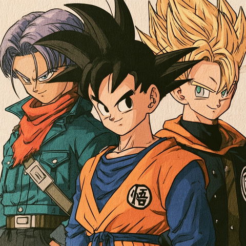 Toei Animation studio style (Titles), Midjourney V8.2