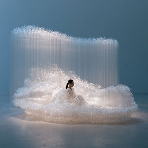Tokujin Yoshioka style (Various), Midjourney V8.2